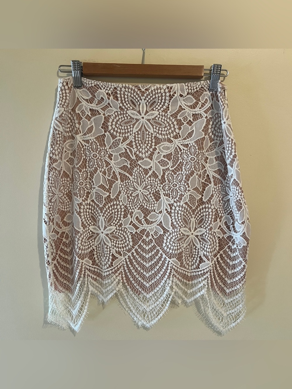 FOR LOVE & LEMONS - LIKE NEW - Lace Skirt Perfect for the Bride-to-Be